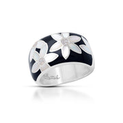 Sterling Silver Moonflower Ring