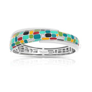 Sterling Silver Mosaica Bangle
