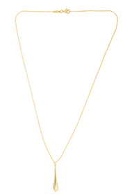 14K Yellow Gold Tear Drop Necklace