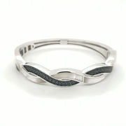 Sterling Silver Pirouette Bangle
