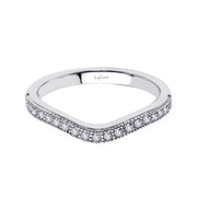 Sterling Silver 0.19 Carat Stackable Eternity Band