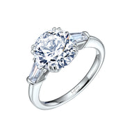 Sterling Silver Classic Three-Stone Engagement Ring