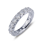 Sterling Silver 3.23 Carat Anniversary Eternity Band