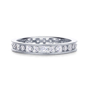 Sterling Silver 0.85 Carat Eternity Band