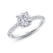 Sterling Silver 1.54 Carat Solitaire Engagement Ring