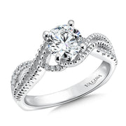 Spiral Style Engagement Ring