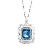 Sterling Silver Royale Stone Pendant