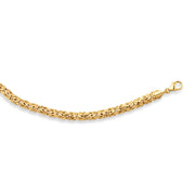 14K Yellow Gold 6mm Byzantine Necklace