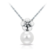 Sterling Silver Snowdrop Necklace