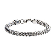 Steel Rounded Franco Chain Bracelet