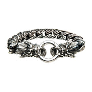 Steel Dragon Bite Bracelet