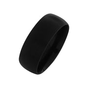 Stainless Steel Plated Black Matte Ring