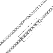 7.8mm Round Curb Chain Necklace