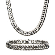 8mm Steel Double Curb Chain Set