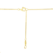 14K Yellow Gold Confetti Lariat Necklace